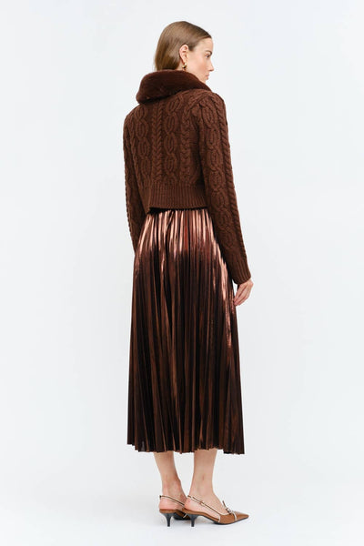 angie brown cardigan