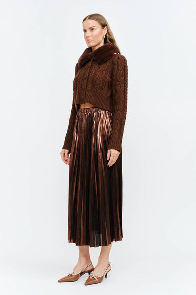 angie brown cardigan