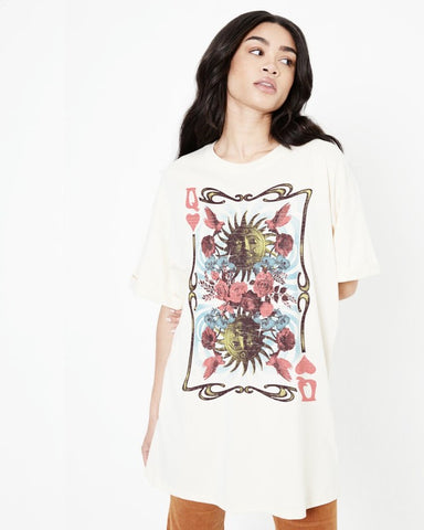 sun queen oversized tee