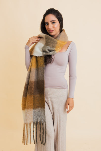 cozy oversized scarf