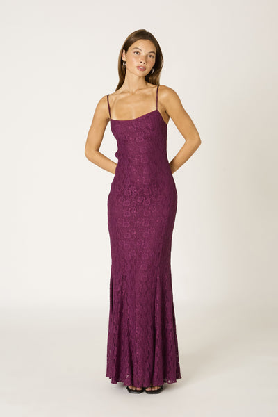 lace maxi dress