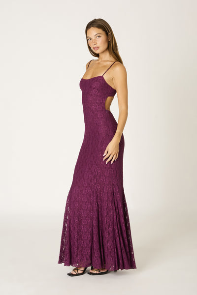 lace maxi dress