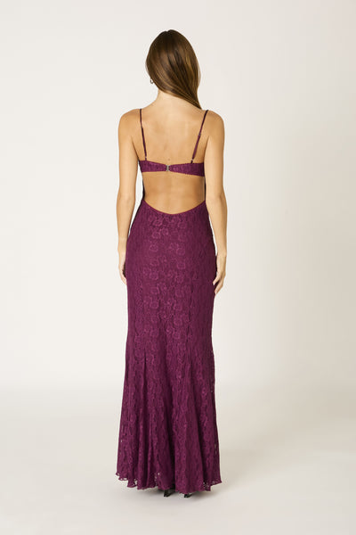 lace maxi dress