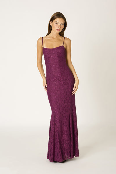 lace maxi dress