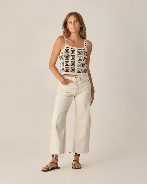 womens crochet tank