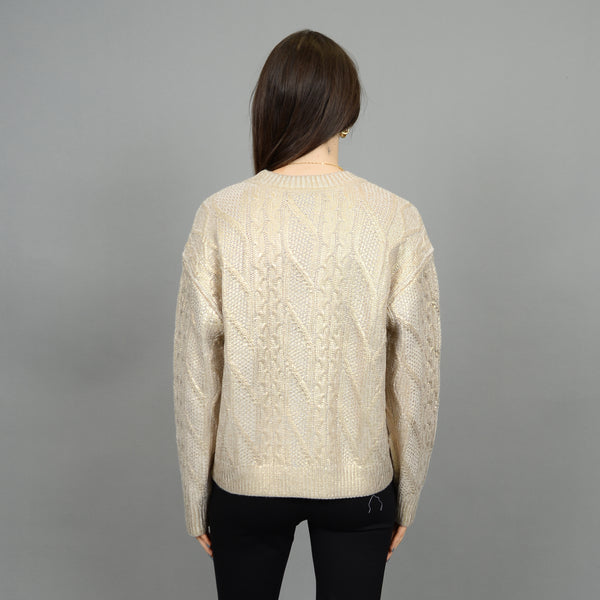 rowayne gold foil sweater