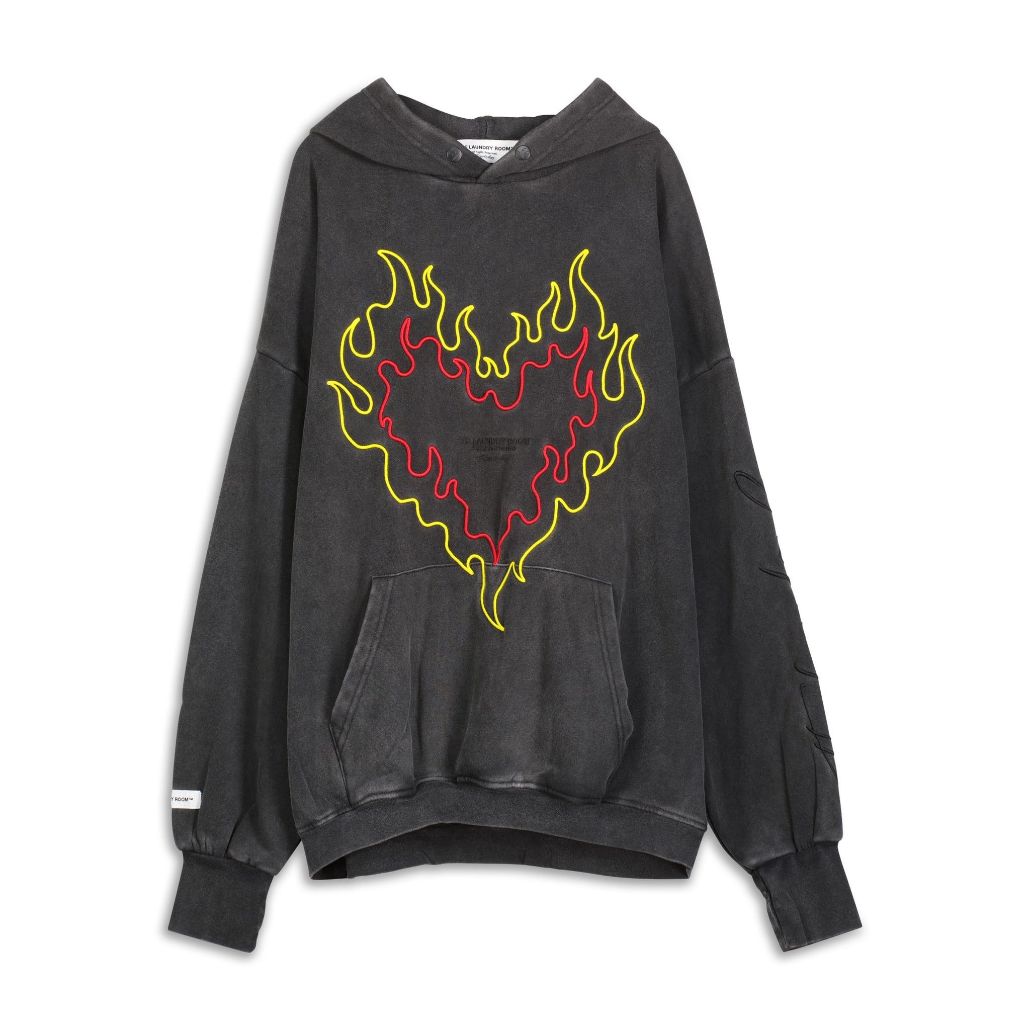 burning heart jumper