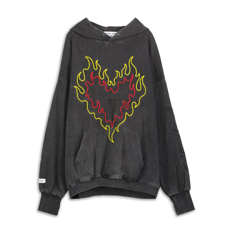 burning heart jumper