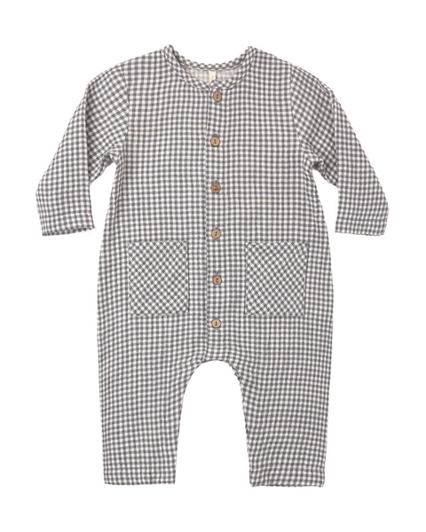 pocketed woven jumpsuit
