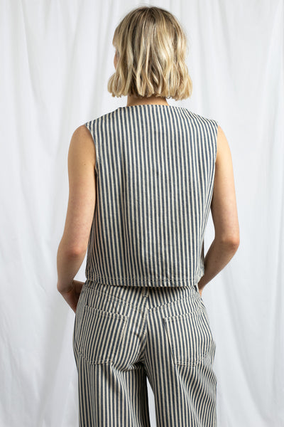 front tie vest
