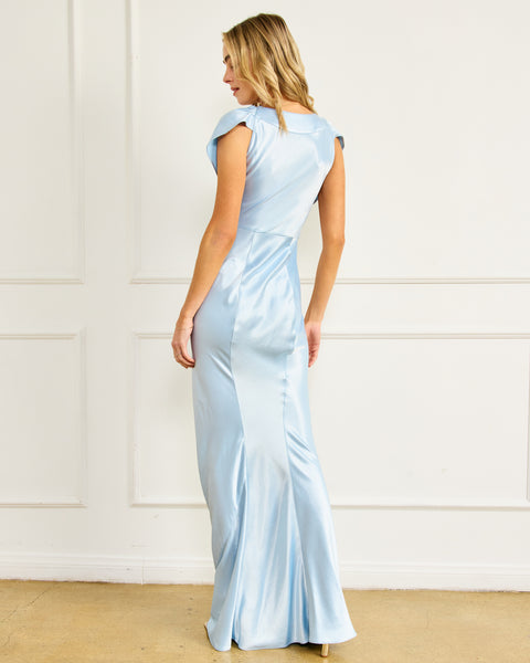 margot satin maxi dress