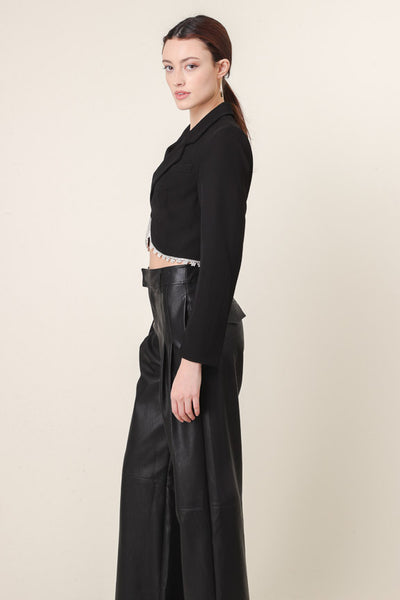 vaughn cropped blazer