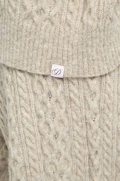 teddy knit sweater