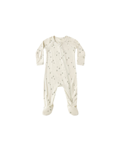 bamboo zip footie
