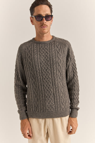 mohair fisherman sweater