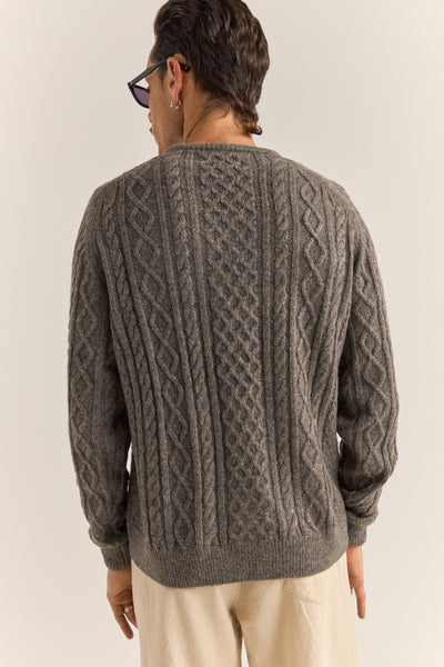 mohair fisherman sweater