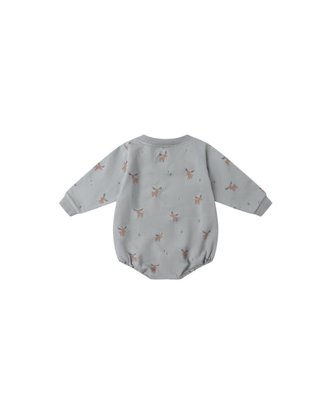 crewneck bubble romper