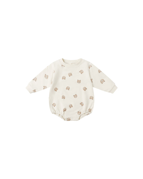 crewneck bubble romper