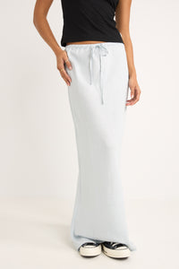 bias maxi skirt