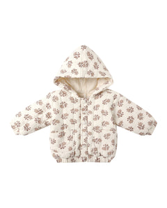 hooded woven jacket