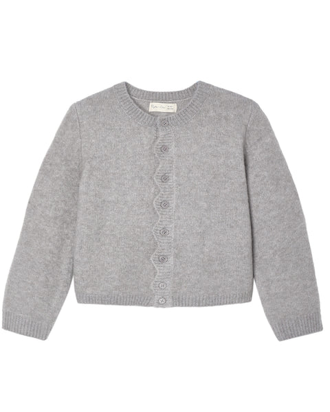 scallop cardigan