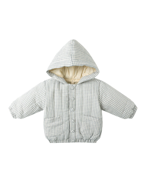 hooded woven jacket