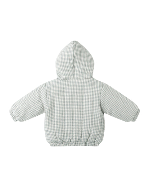 hooded woven jacket