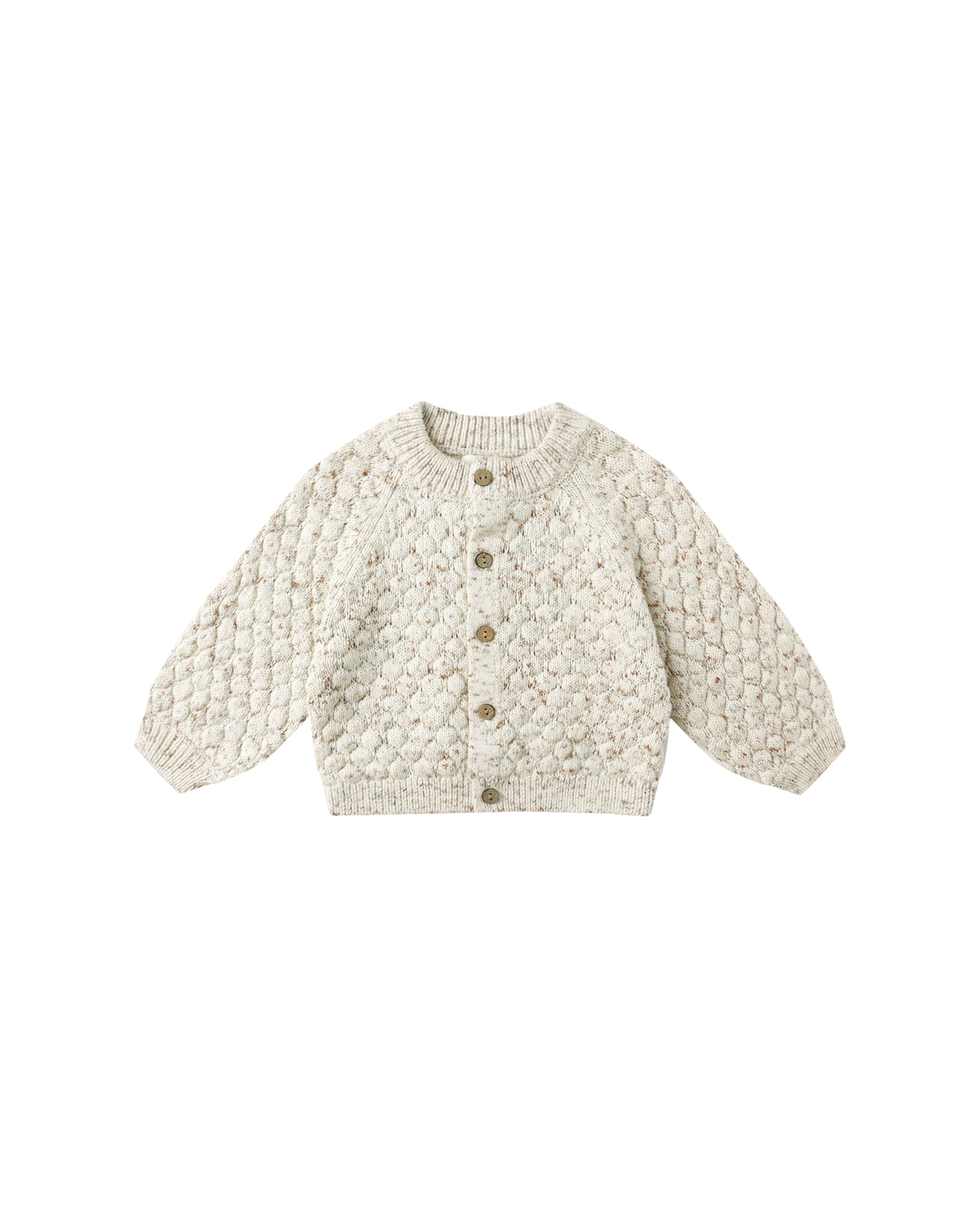 bubble knit cardigan