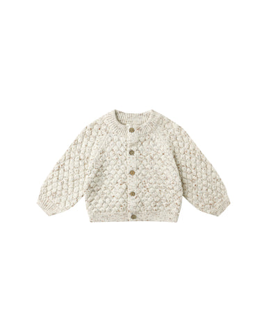 bubble knit cardigan