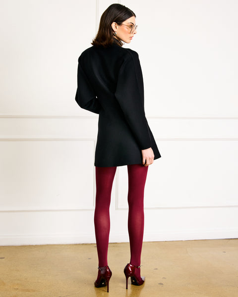 anzi peplum sweater dress