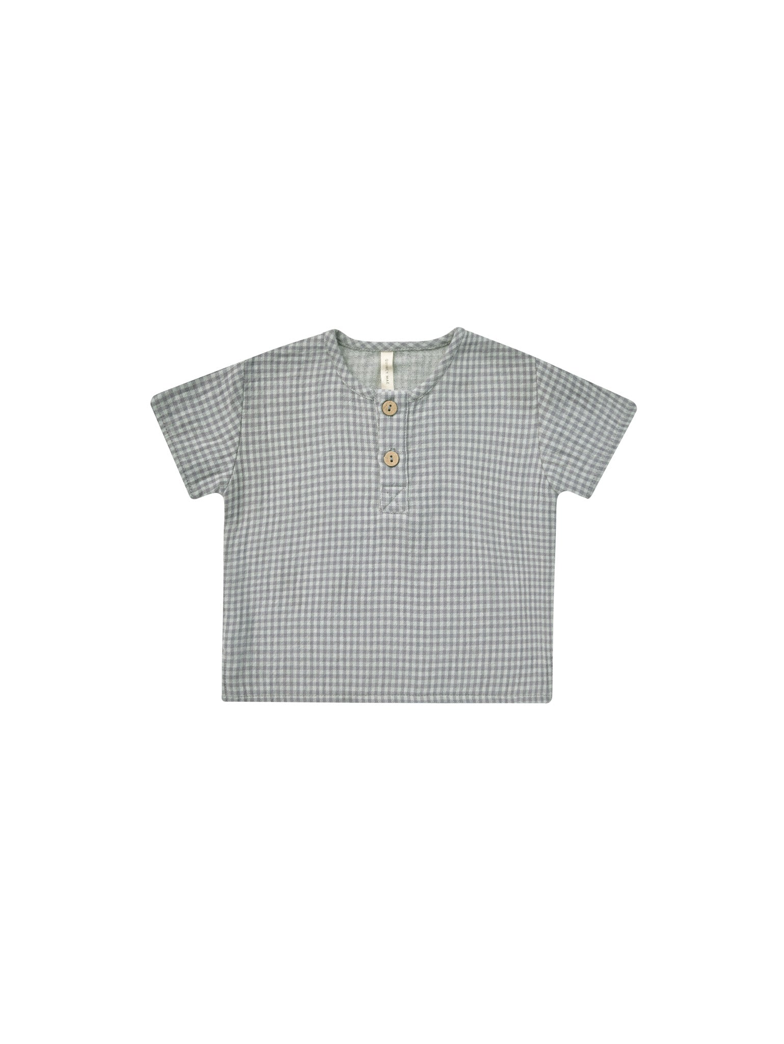 gingham henry top