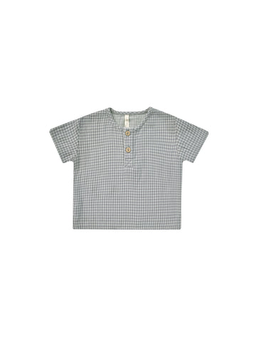 gingham henry top