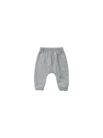 gingham woven pant