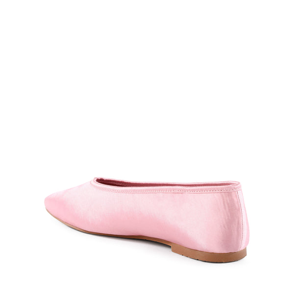 georgette satin flat