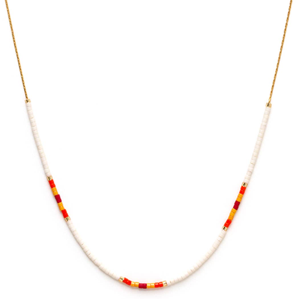 El Sol- Japanese Seed Bead Necklace