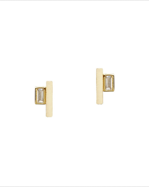 baguette with bar stud