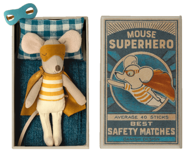 super hero mouse - little brother in matchbox