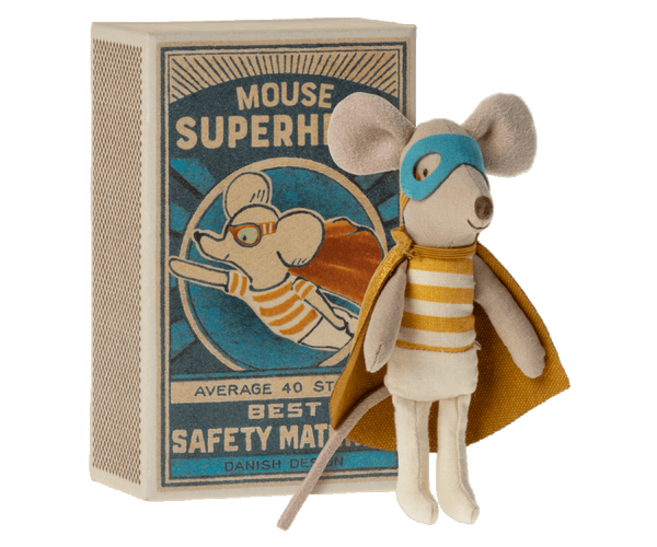 super hero mouse - little brother in matchbox